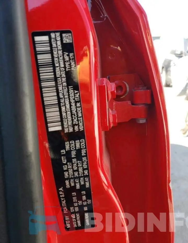 ZACCJABB4HPE92911 Photo# 12