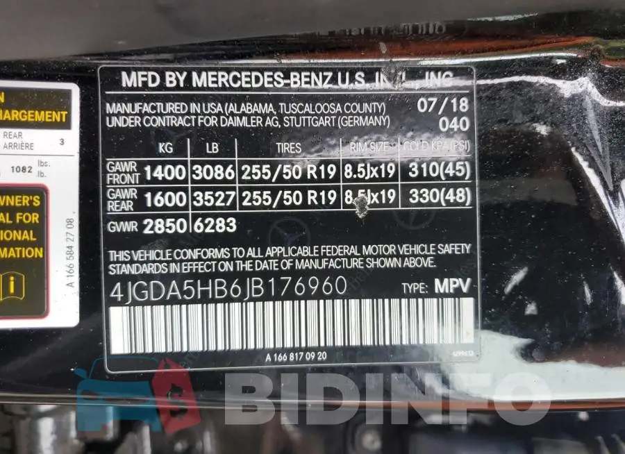 4JGDA5HB6JB176960 Photo# 13