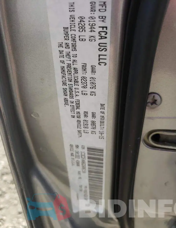1C3CDFAA8GD606150 Photo# 12