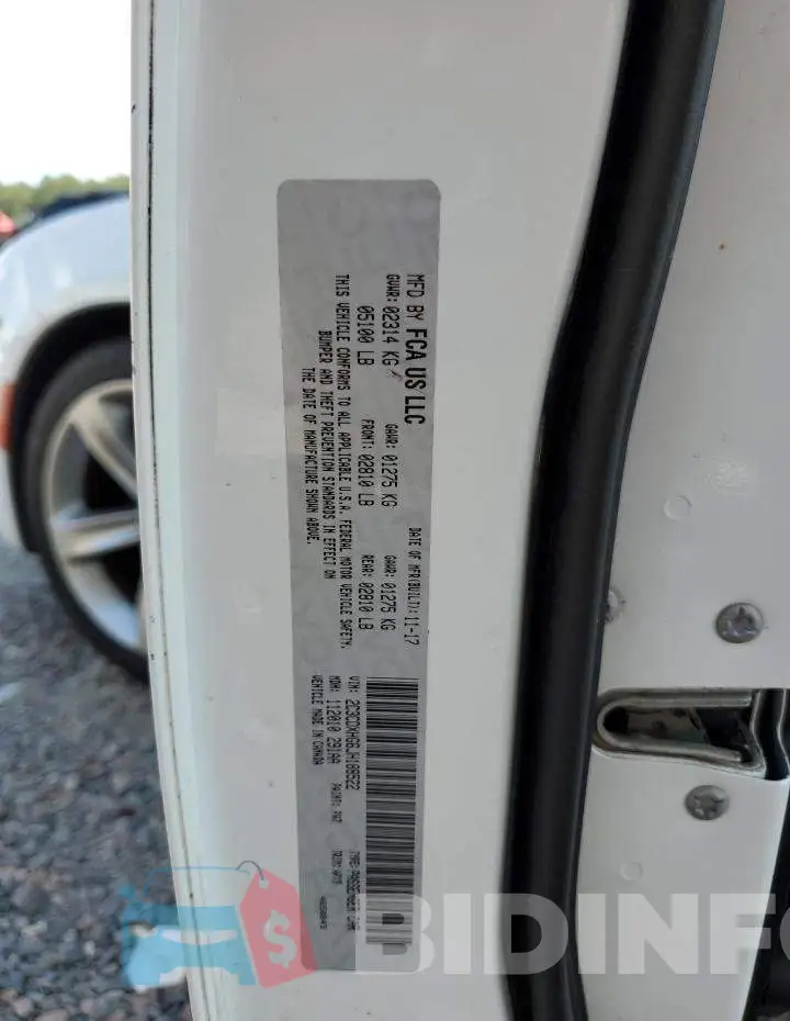 2C3CDXHG6JH188522 Photo# 12