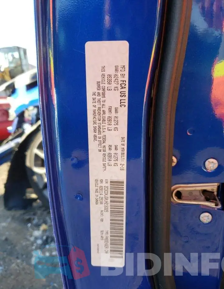 2C3CDXJG0JH216325 Photo# 12