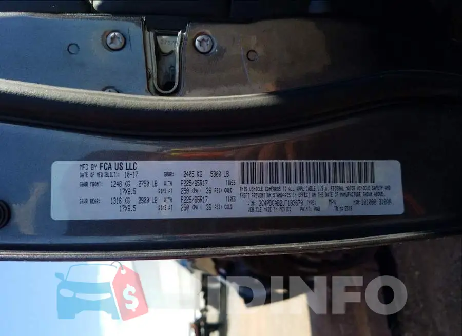 3C4PDCAB2JT183670 Photo# 10