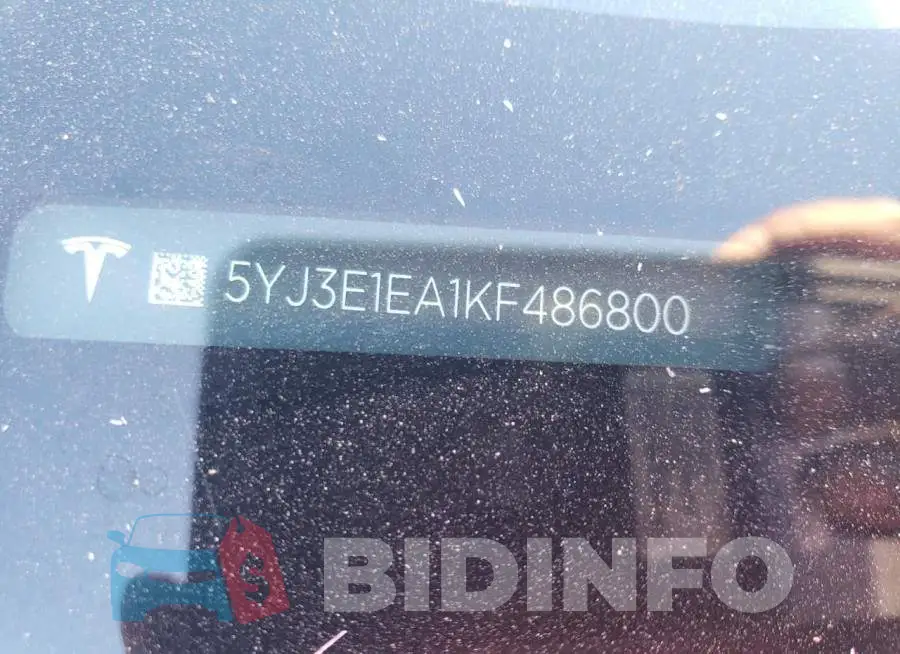 5YJ3E1EA1KF486800 Photo# 12