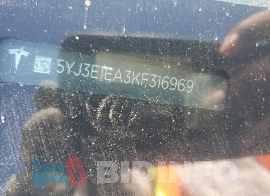 5YJ3E1EA3KF316969 Photo# 12
