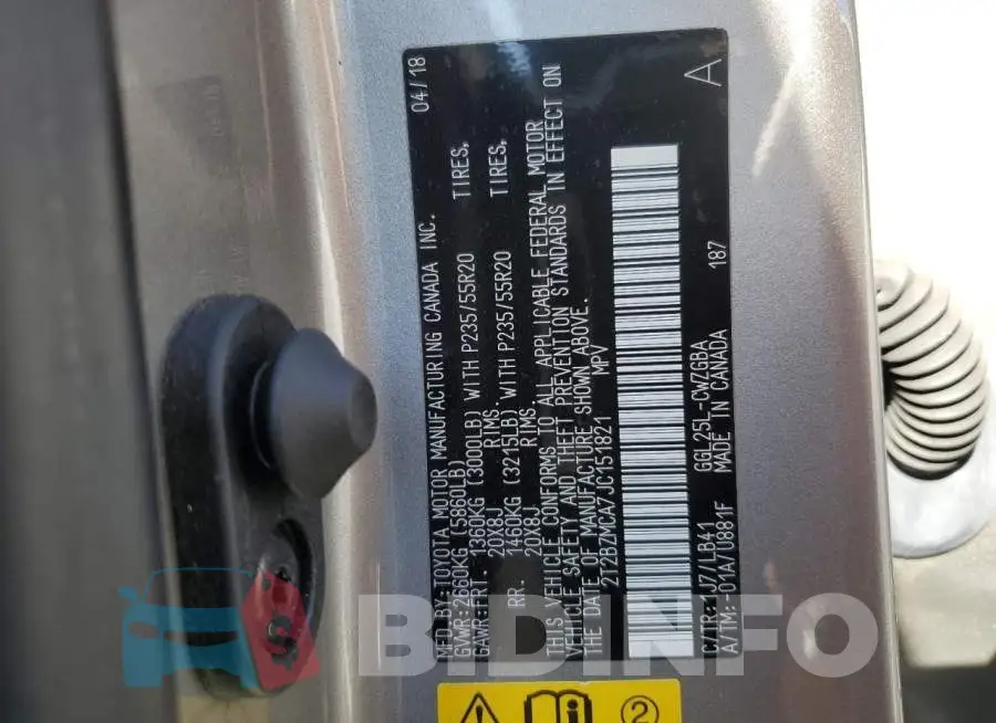 2T2BZMCA7JC151821 Photo# 14