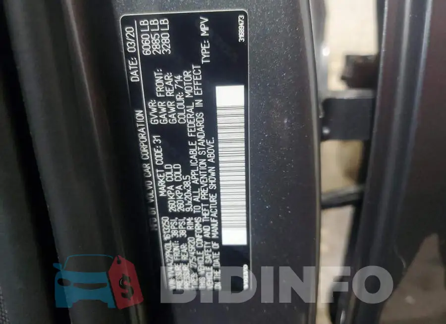 YV4A22PK0L1613250 Photo# 14