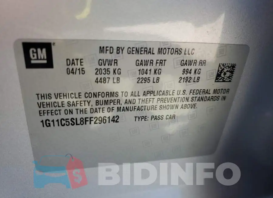 1G11C5SL8FF296142 Photo# 13