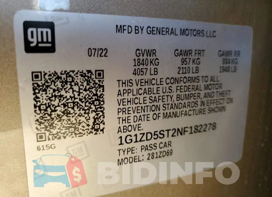 1G1ZD5ST2NF182278 Photo# 12
