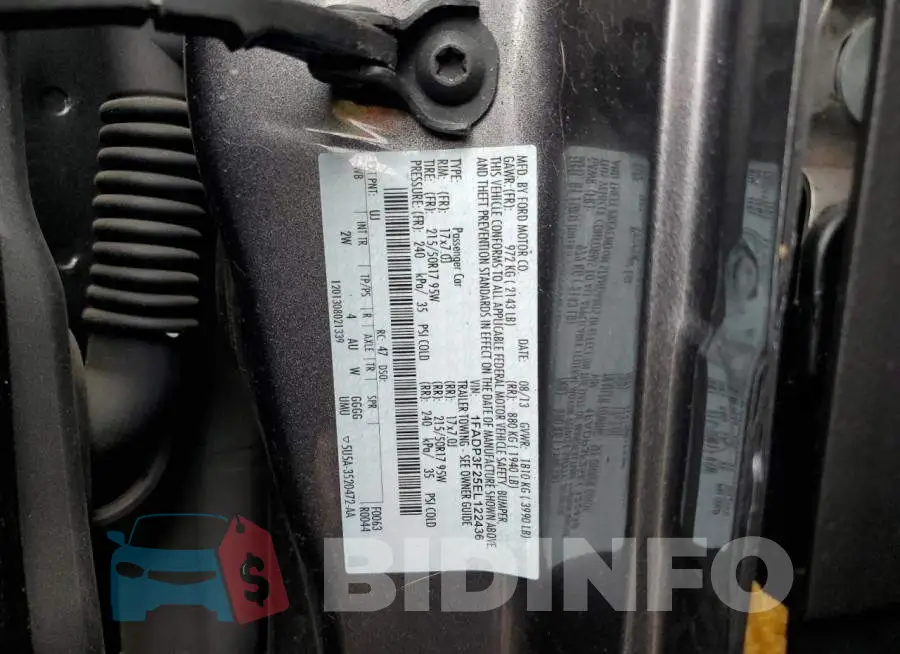 1FADP3F25EL122436 Photo# 13