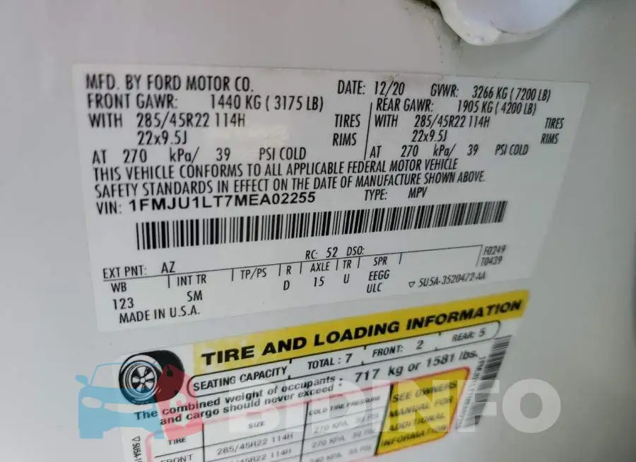 1FMJU1LT7MEA02255 Photo# 13