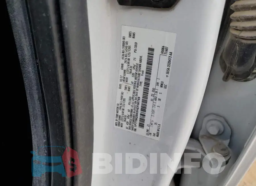 1FT7W2B65HEF06769 Photo# 12