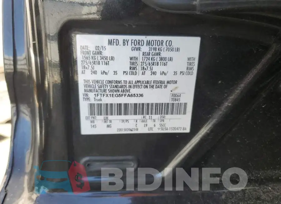 1FTFX1EG5FFA65336 Photo# 12