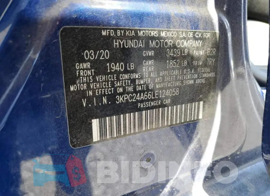 3KPC24A66LE124058 Photo# 12