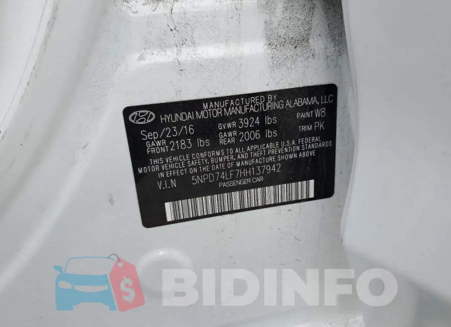 5NPD74LF7HH137942 Photo# 12