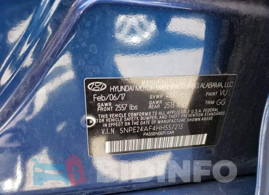 5NPE24AF4HH557213 Photo# 12