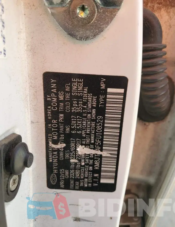 KM8JT3AF5FU108529 Photo# 12