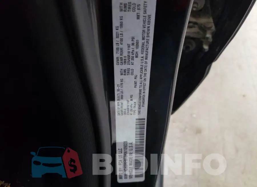 1C6SRFBT3NN109028 Photo# 12