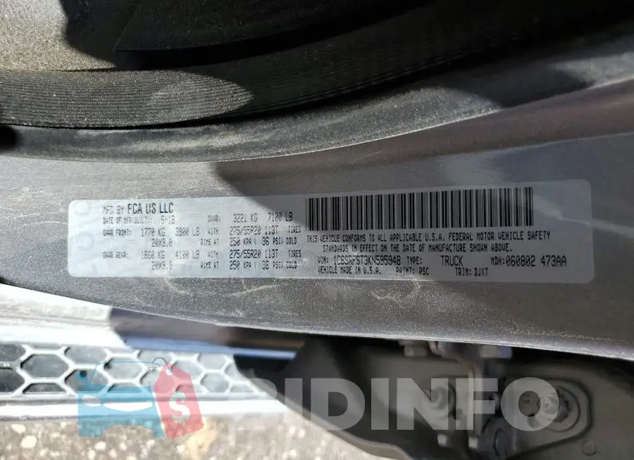1C6SRFST3KN595948 Photo# 12