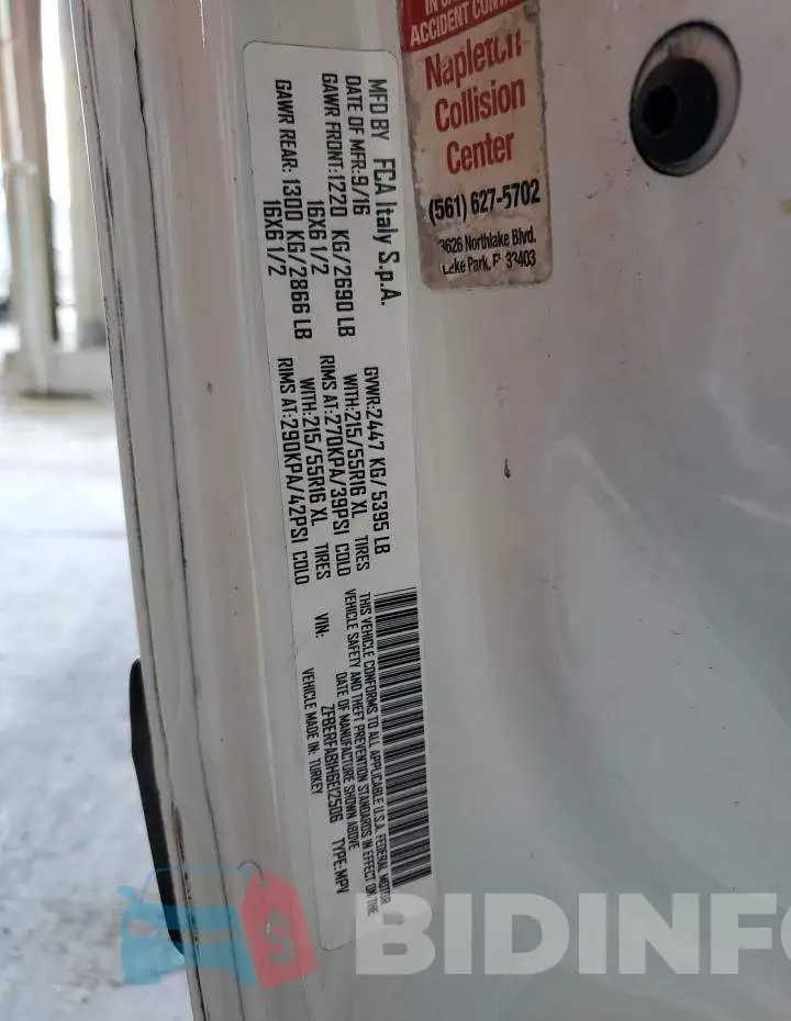 ZFBERFAB1H6E12506 Photo# 13