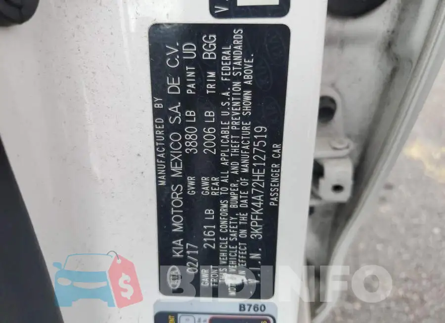 3KPFK4A72HE127519 Photo# 12
