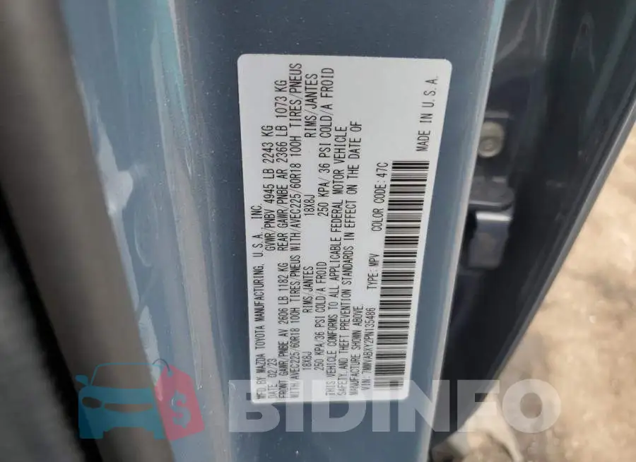 7MMVABXY2PN135486 Photo# 12