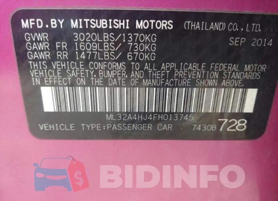 ML32A4HJ4FH013745 Photo# 10