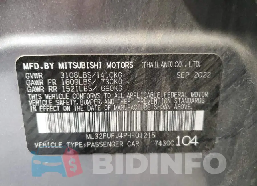 ML32FUFJ4PHF01215 Photo# 12