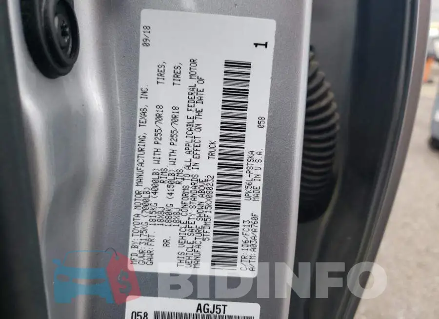 5TFDM5F15KX080232 Photo# 12