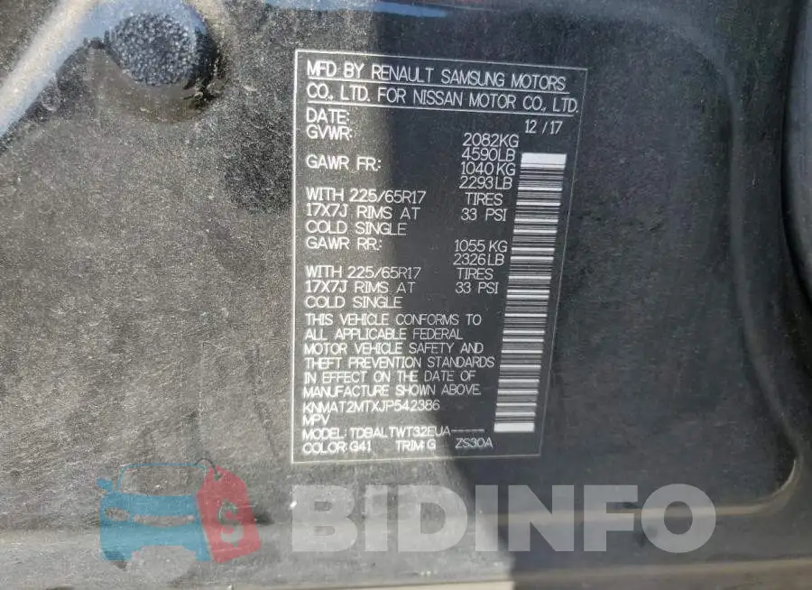 KNMAT2MTXJP542386 Photo# 14