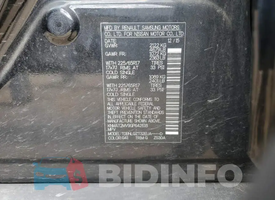 KNMAT2MV9GP642618 Photo# 13