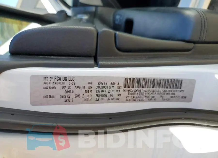 1C4RJFAG3JC285585 Photo# 12