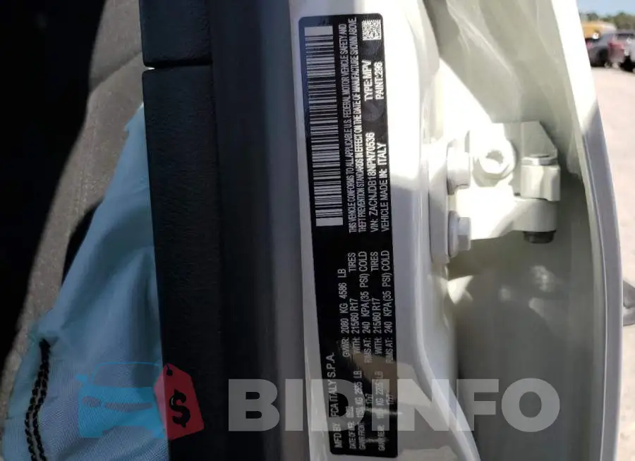 ZACNJDB18NPN70536 Photo# 13