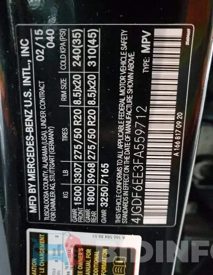 4JGDF6EE3FA559712 Photo# 13