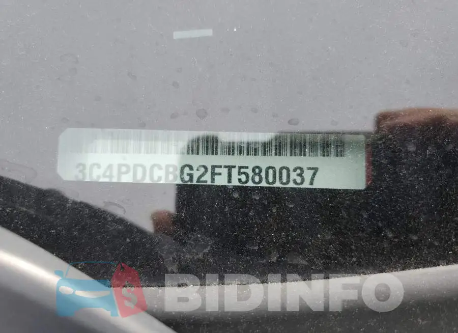 3C4PDCBG2FT580037 Photo# 13