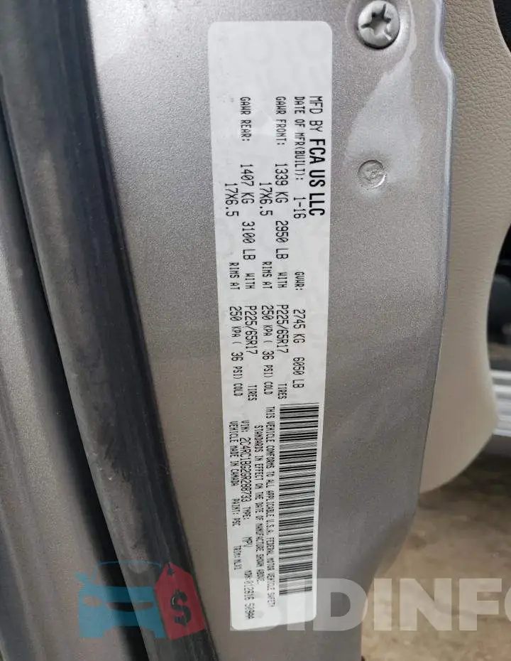 2C4RC1BG2GR288733 Photo# 13