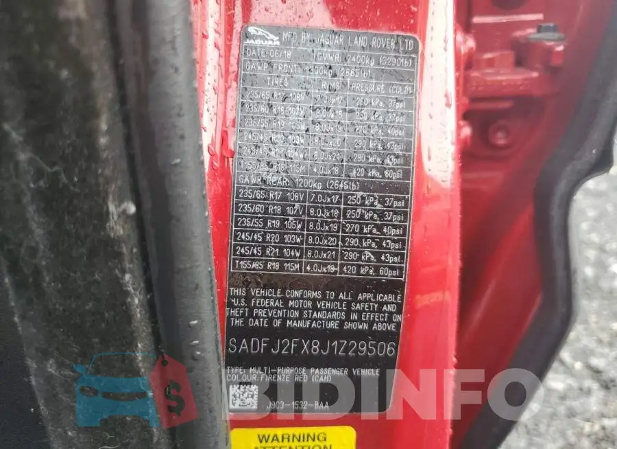 SADFJ2FX8J1Z29506 Photo# 14