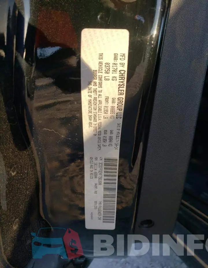 3C3CFFGEXFT561600 Photo# 12