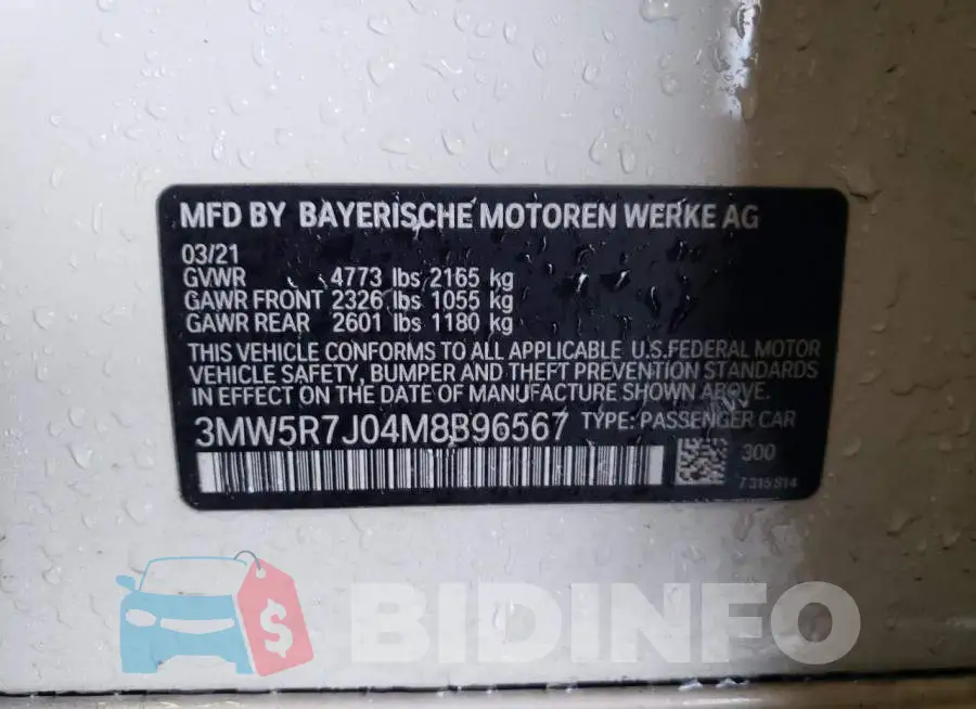 3MW5R7J04M8B96567 Photo# 12