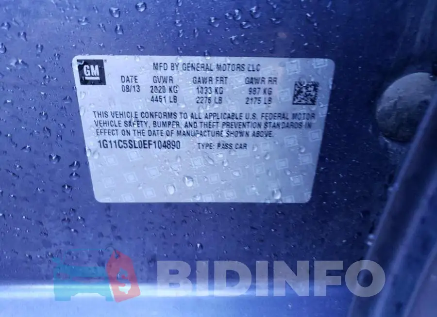 1G11C5SL0EF104890 Photo# 13