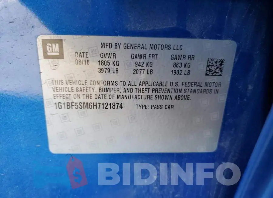 1G1BF5SM6H7121874 Photo# 12