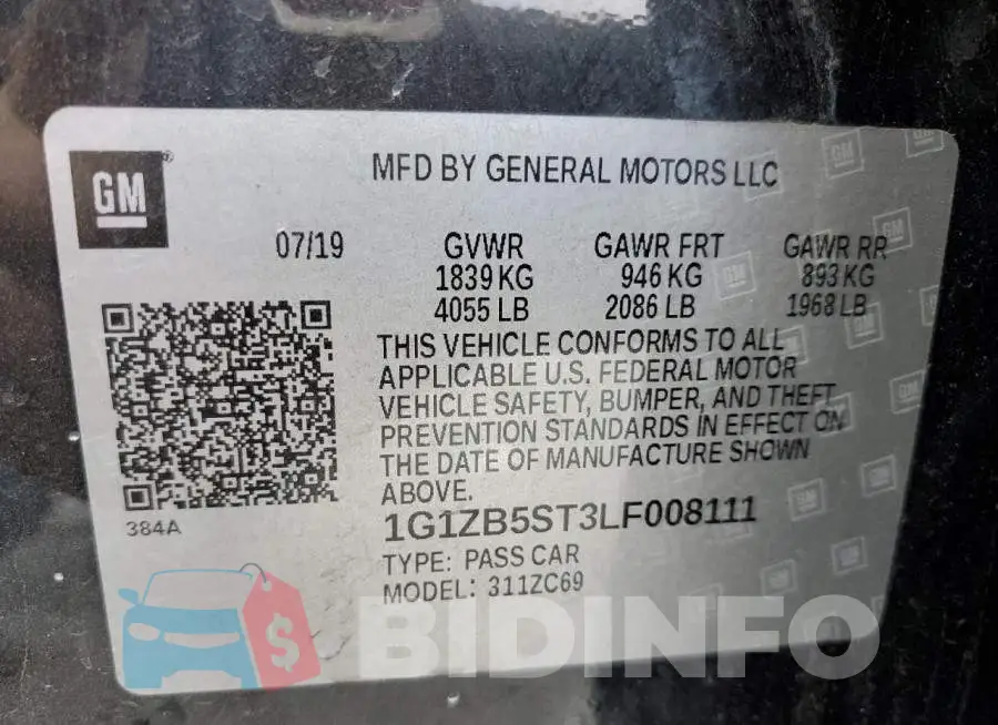 1G1ZB5ST3LF008111 Photo# 12