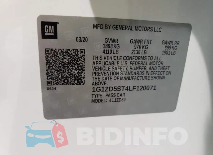 1G1ZD5ST4LF120071 Photo# 12