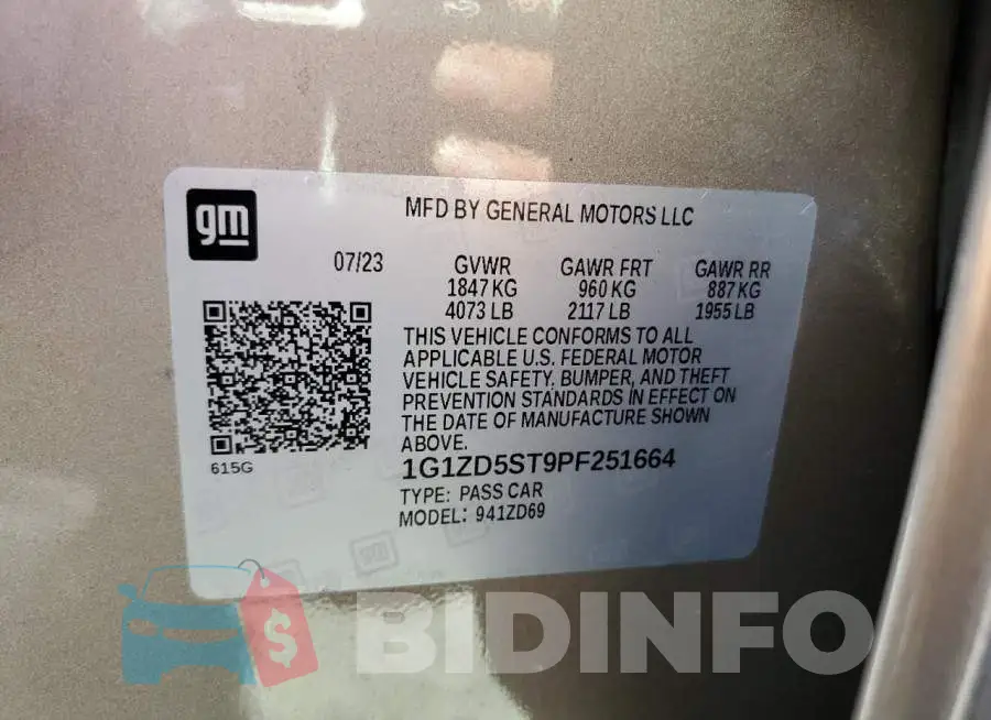 1G1ZD5ST9PF251664 Photo# 12