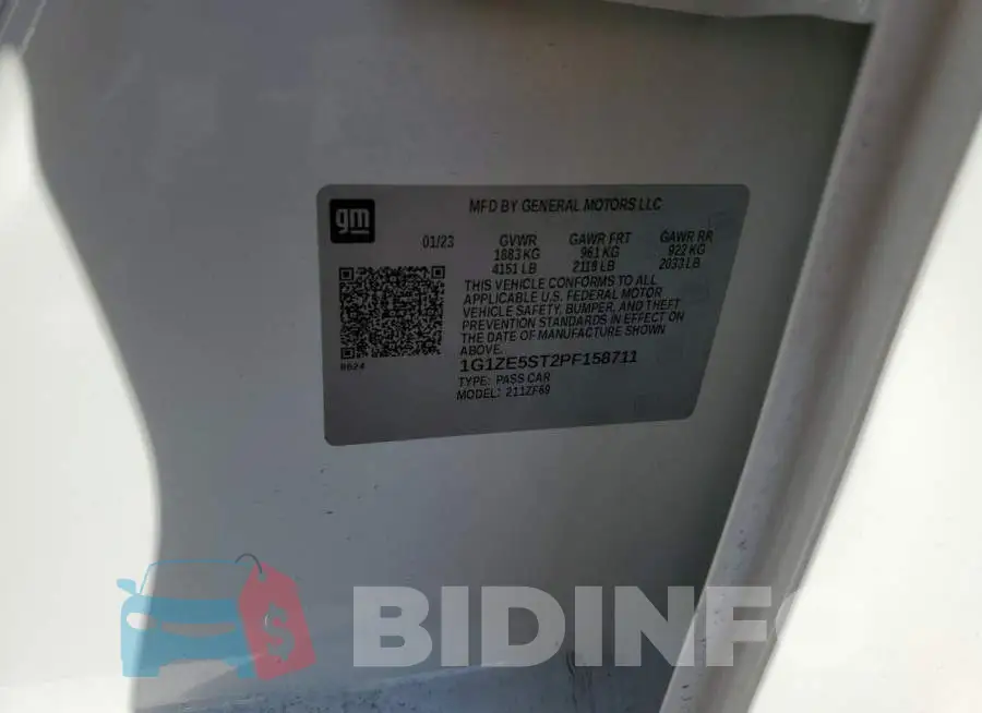 1G1ZE5ST2PF158711 Photo# 12