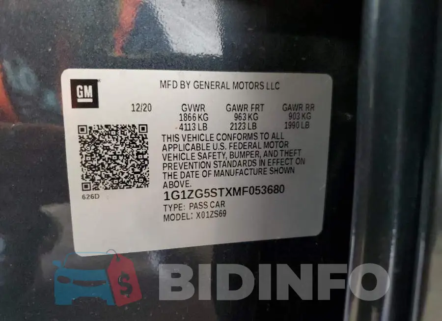 1G1ZG5STXMF053680 Photo# 13