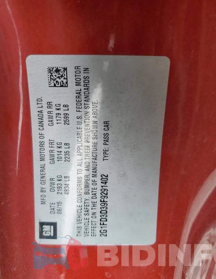 2G1FD3D39F9291402 Photo# 13