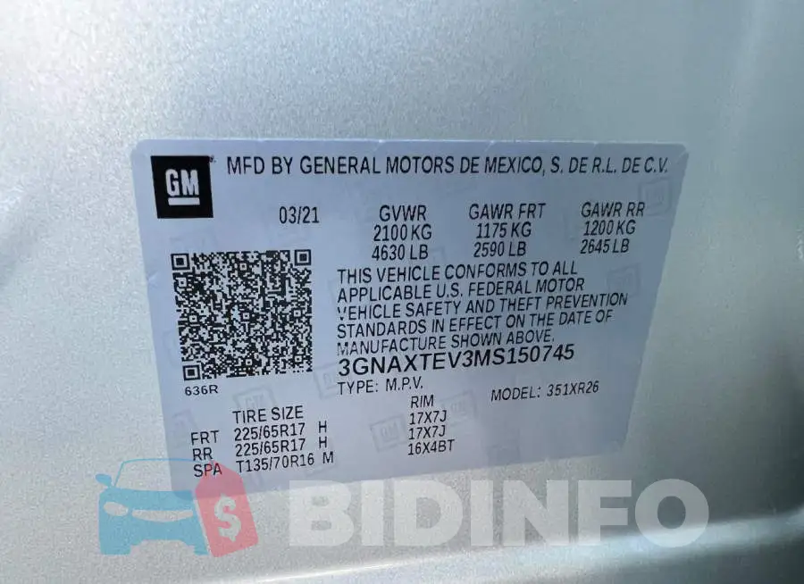 3GNAXTEV3MS150745 Photo# 10
