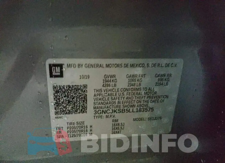3GNCJKSB5LL183575 Photo# 12