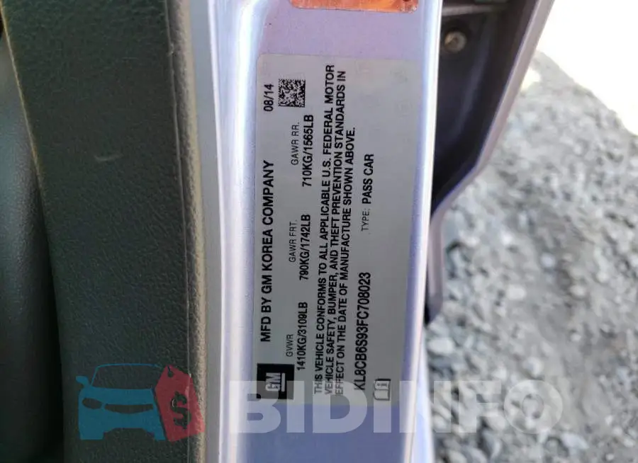 KL8CB6S93FC708023 Photo# 12