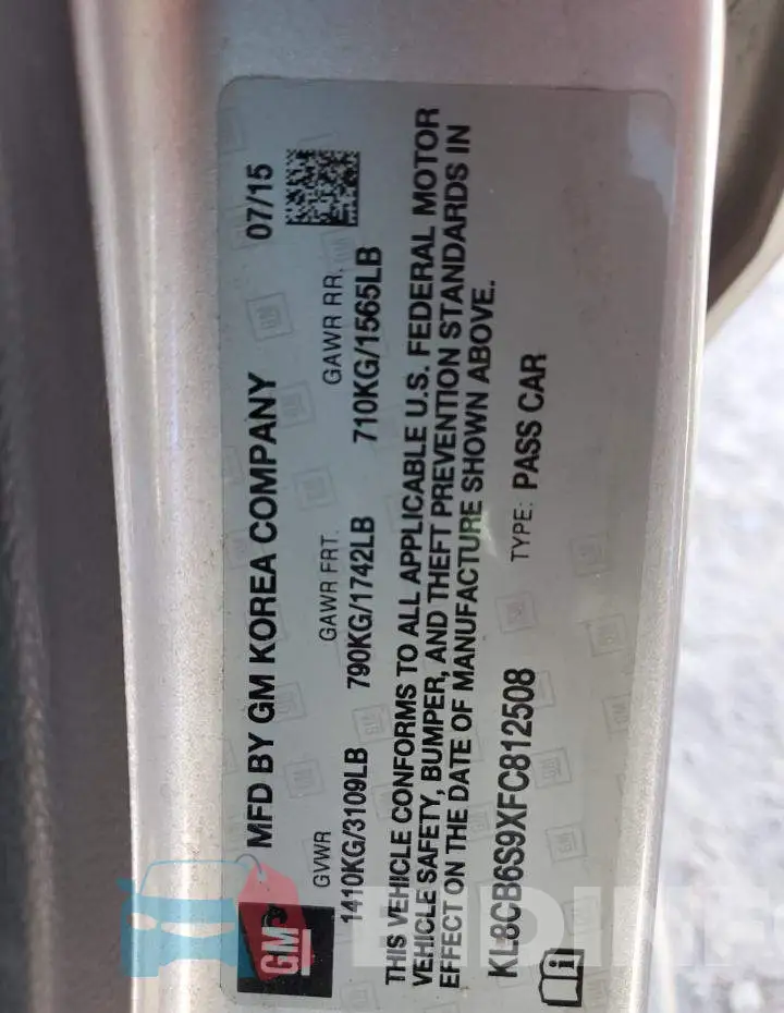 KL8CB6S9XFC812508 Photo# 12